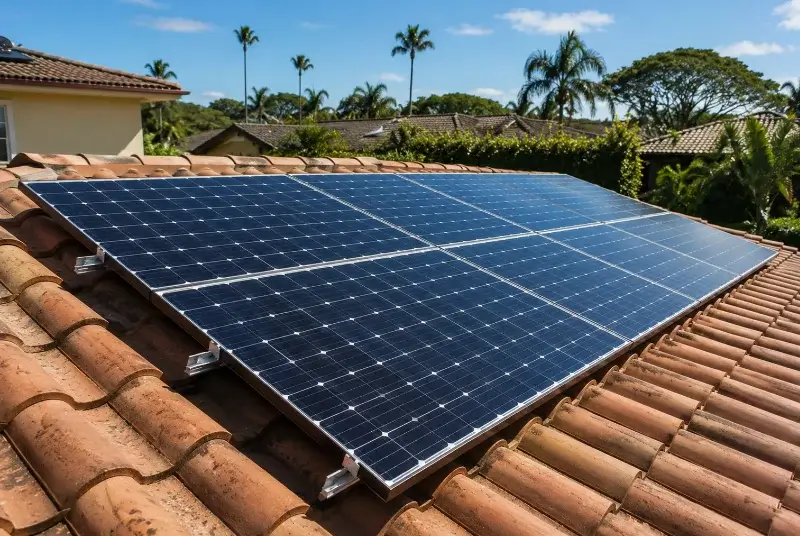 Installation de panneaux solaires à Bons-en-Chablais